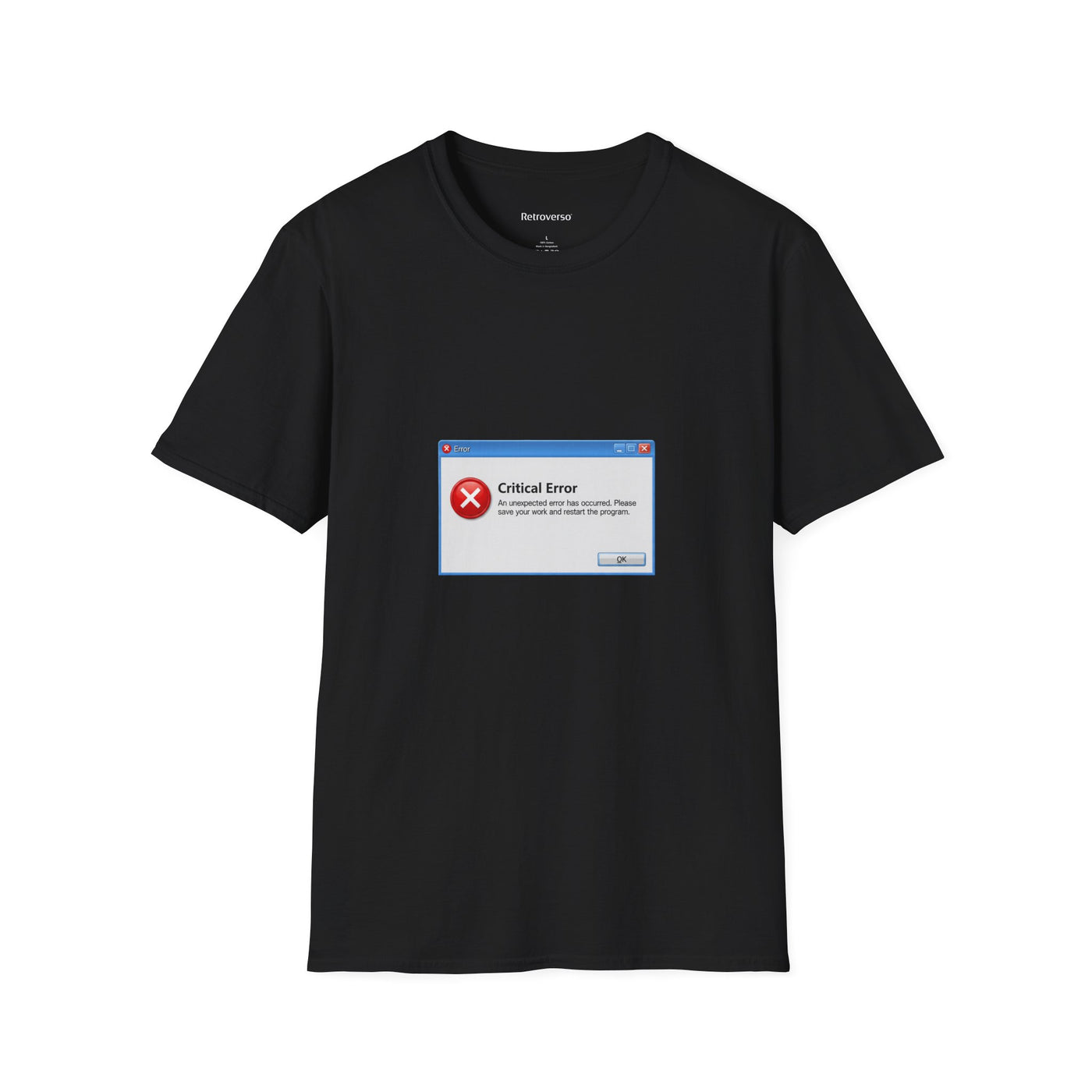 T-shirt Windows Error Message