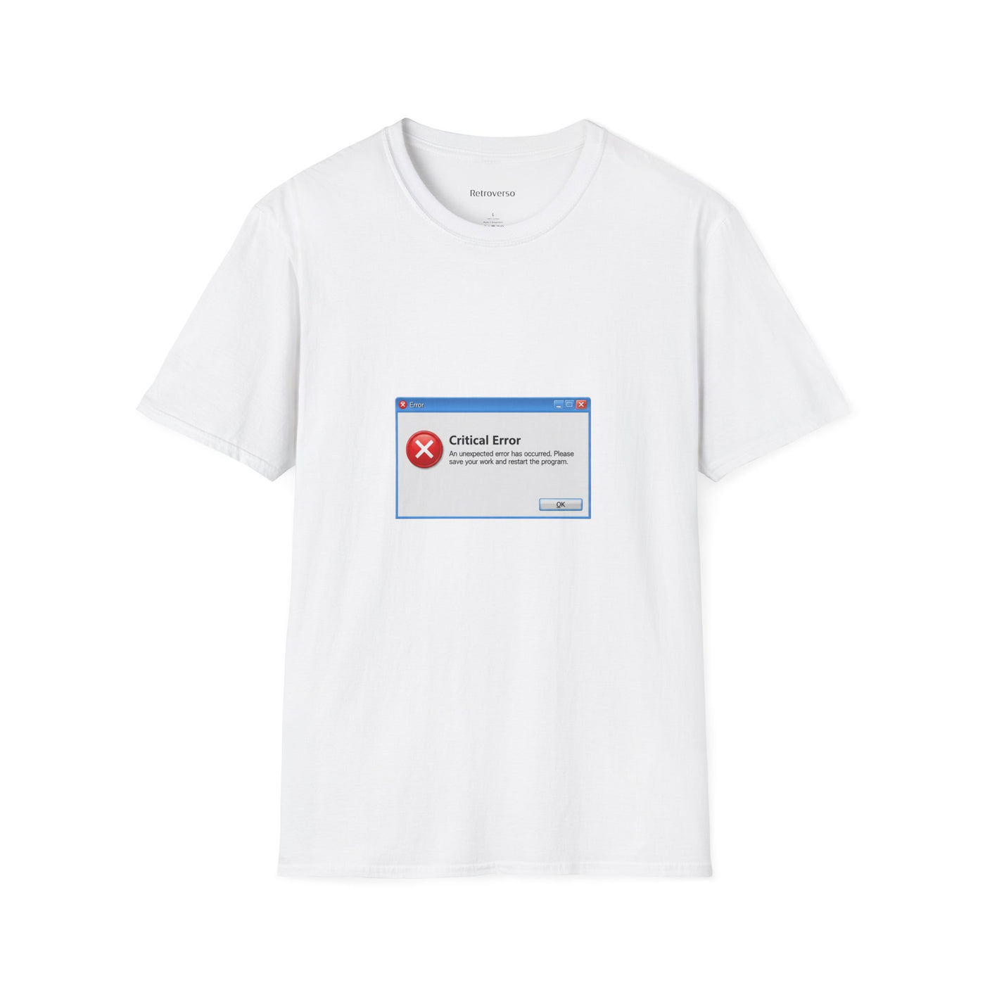 T-shirt Windows Error Message