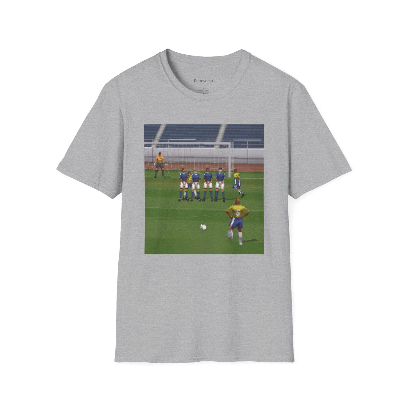 T-shirt Winning Eleven Roberto Carlos Free Kick