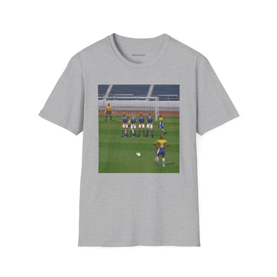 T-shirt Winning Eleven Roberto Carlos Free Kick