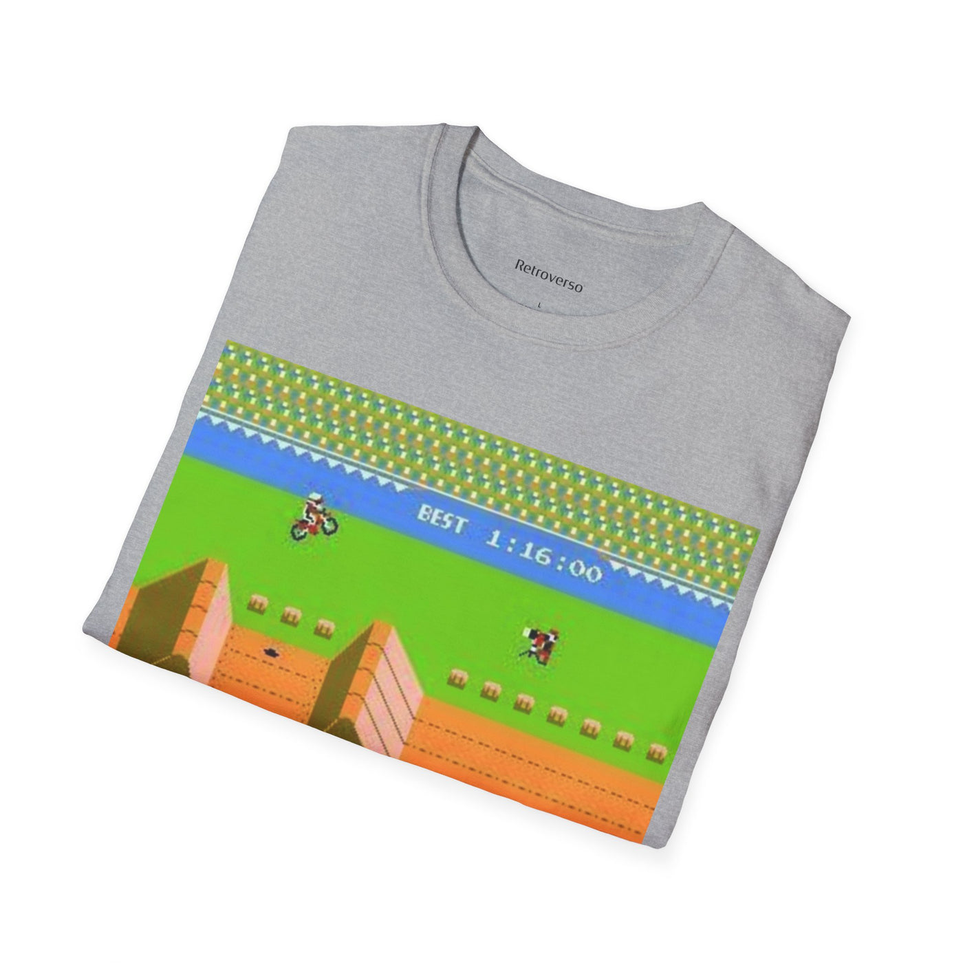 T-shirt NES Excitebike 8 bit