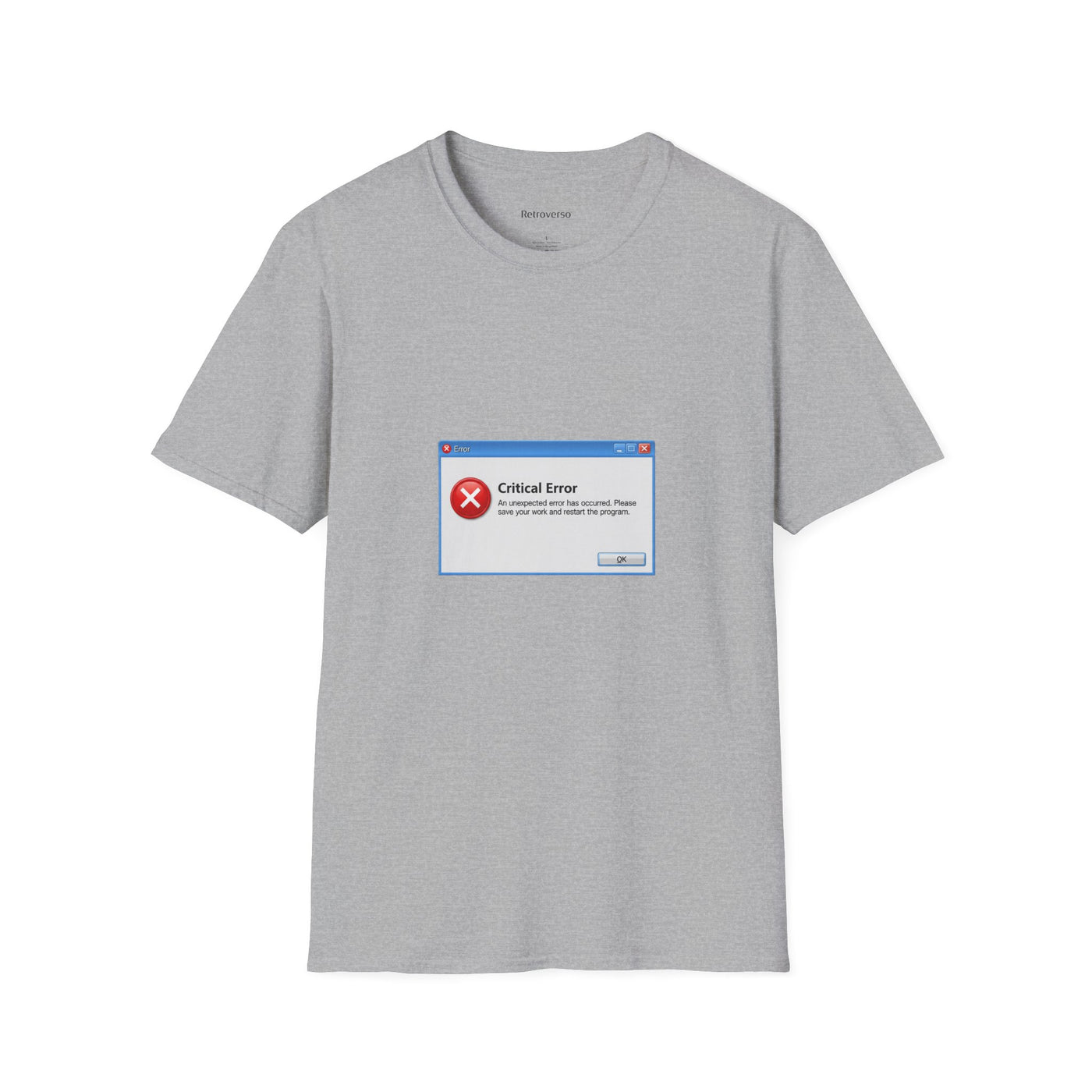 T-shirt Windows Error Message
