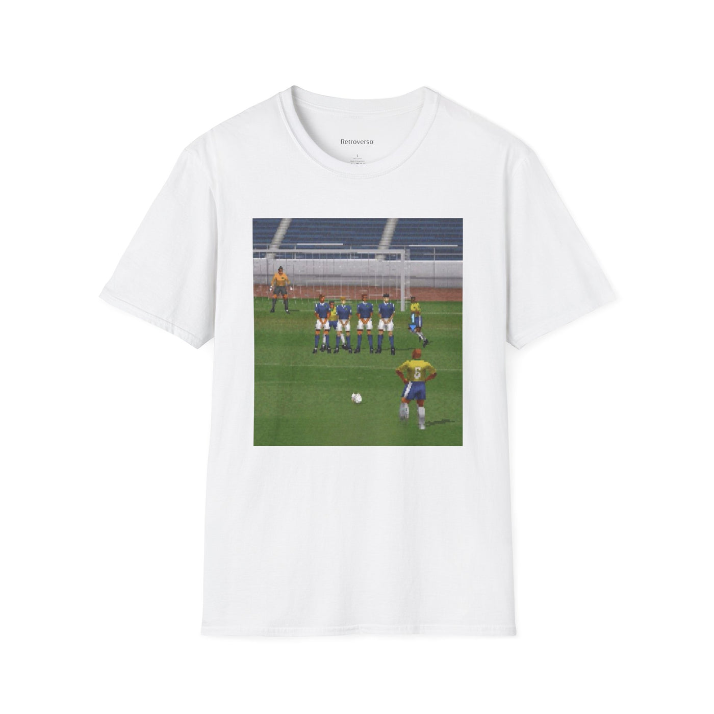 T-shirt Winning Eleven Roberto Carlos Free Kick
