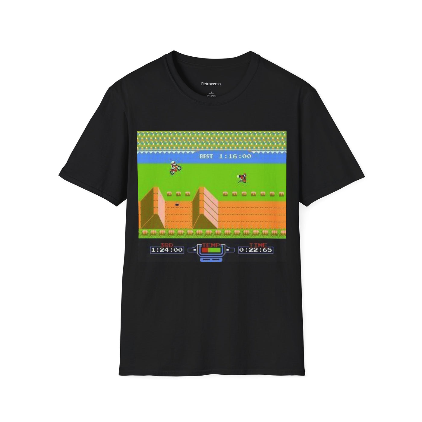 T-shirt NES Excitebike 8 bit