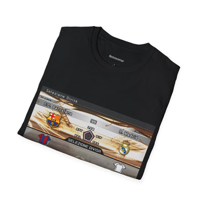 T-shirt PES 6 Barcelona vs Real Madrid
