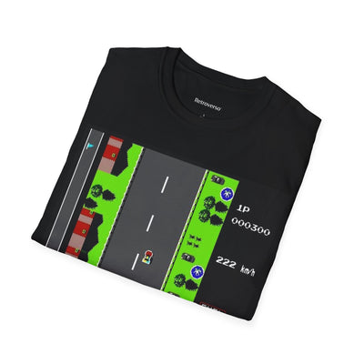 T-shirt NES Road Fighter 8 bit