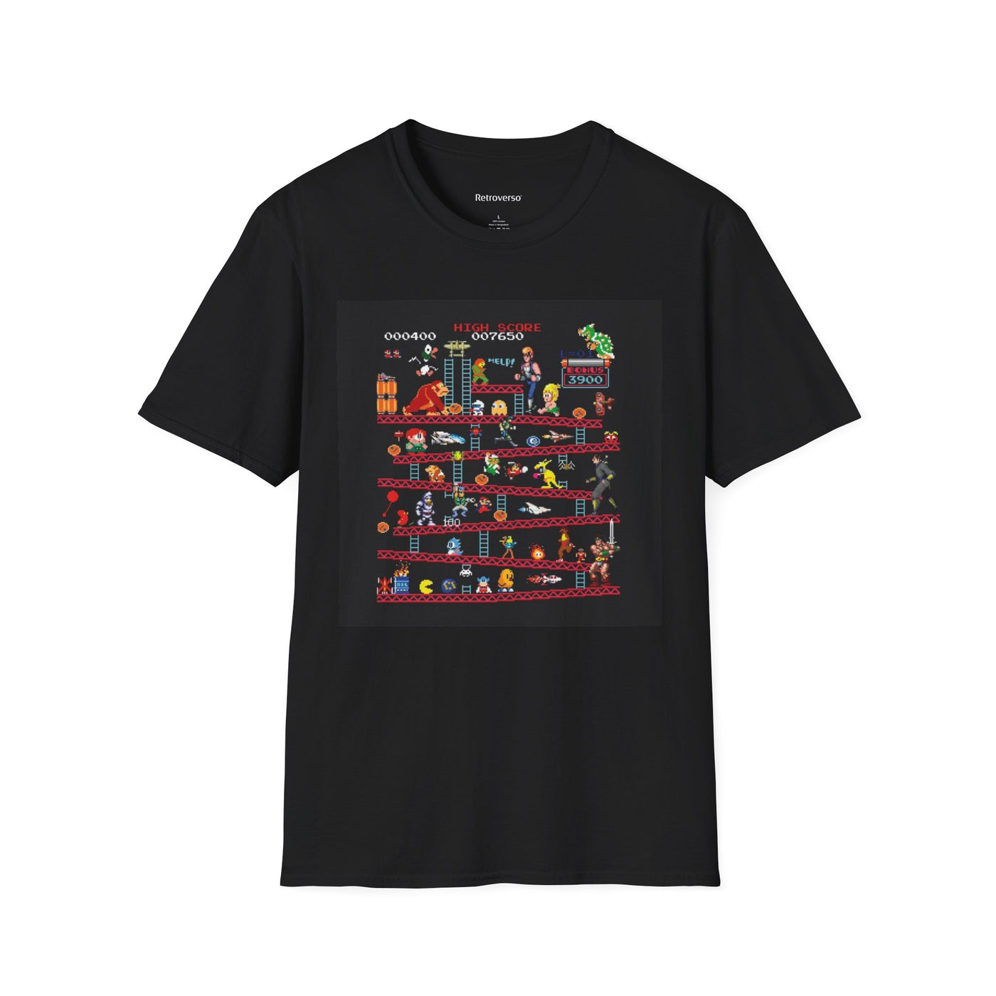 T-shirt Arcade Level Up