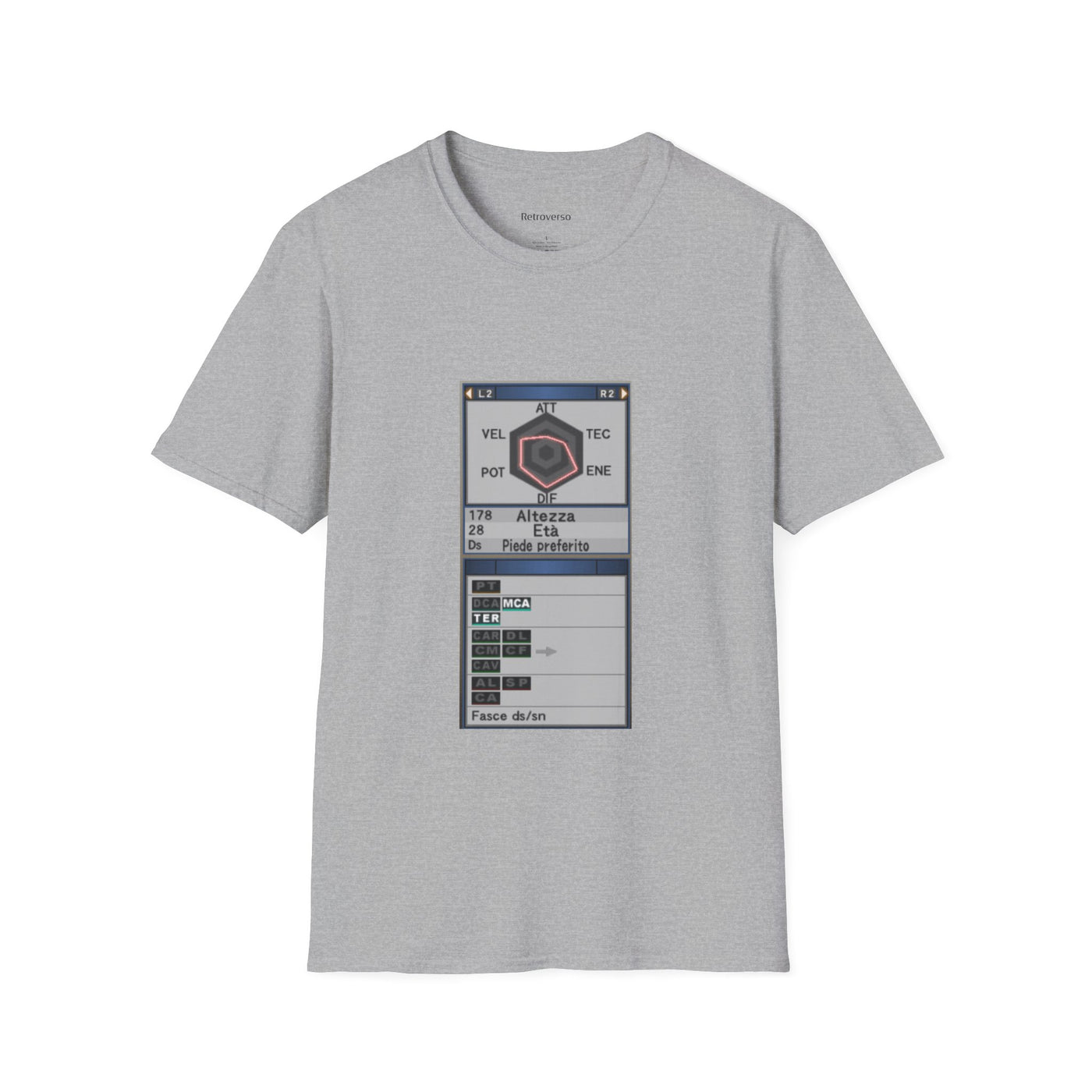 T-shirt PES 6 Statistics