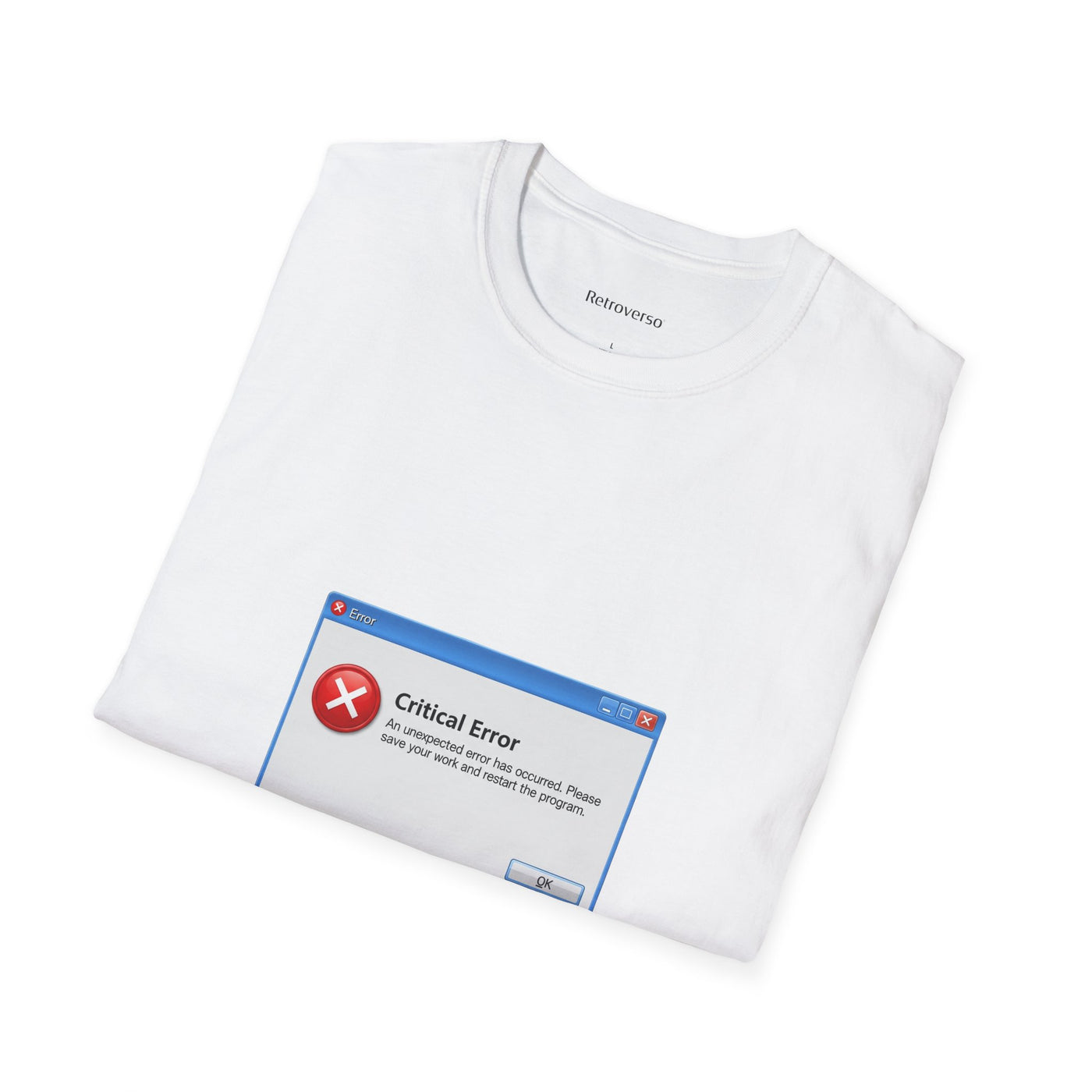 T-shirt Windows Error Message