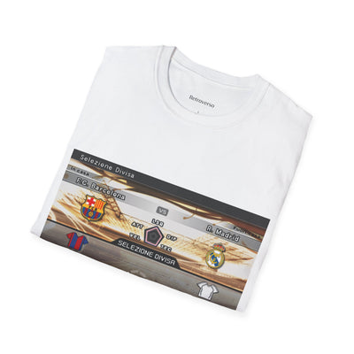 T-shirt PES 6 Barcelona vs Real Madrid