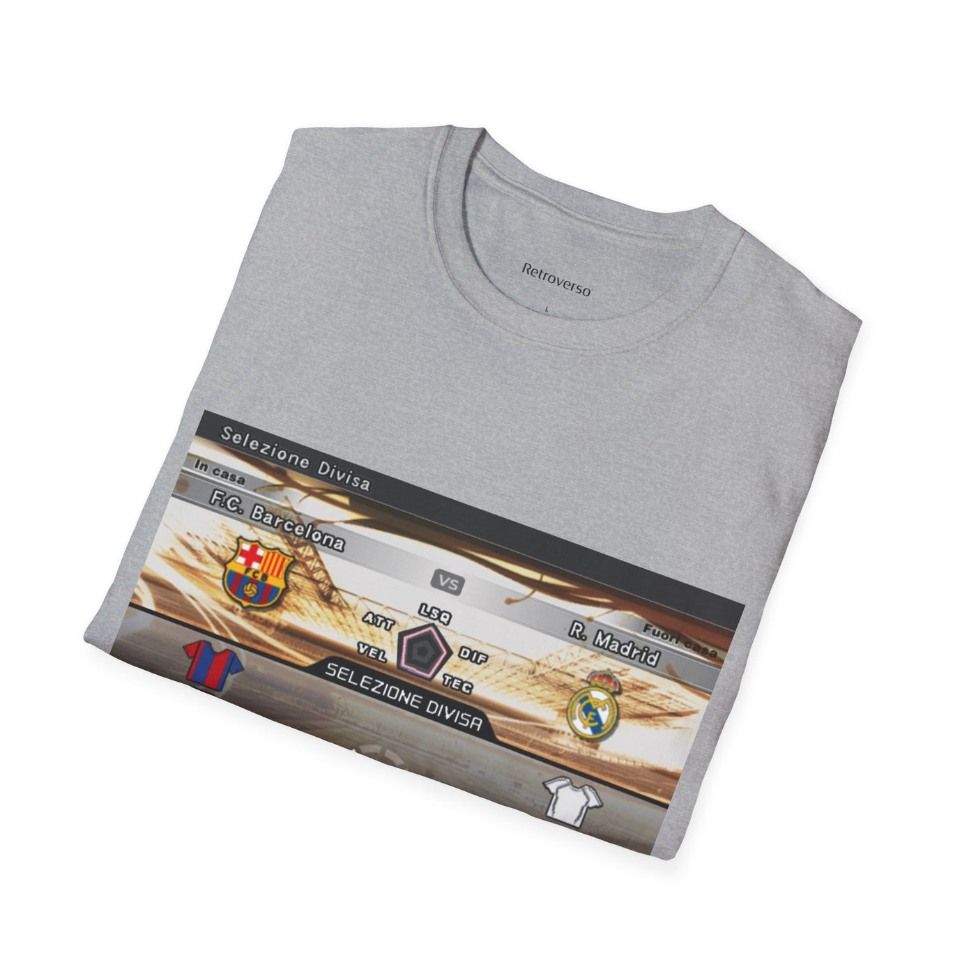 T-shirt PES 6 Barcelona vs Real Madrid