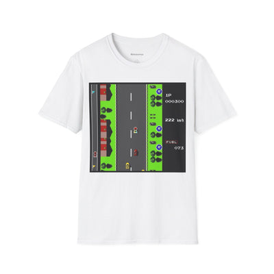 T-shirt NES Road Fighter 8 bit