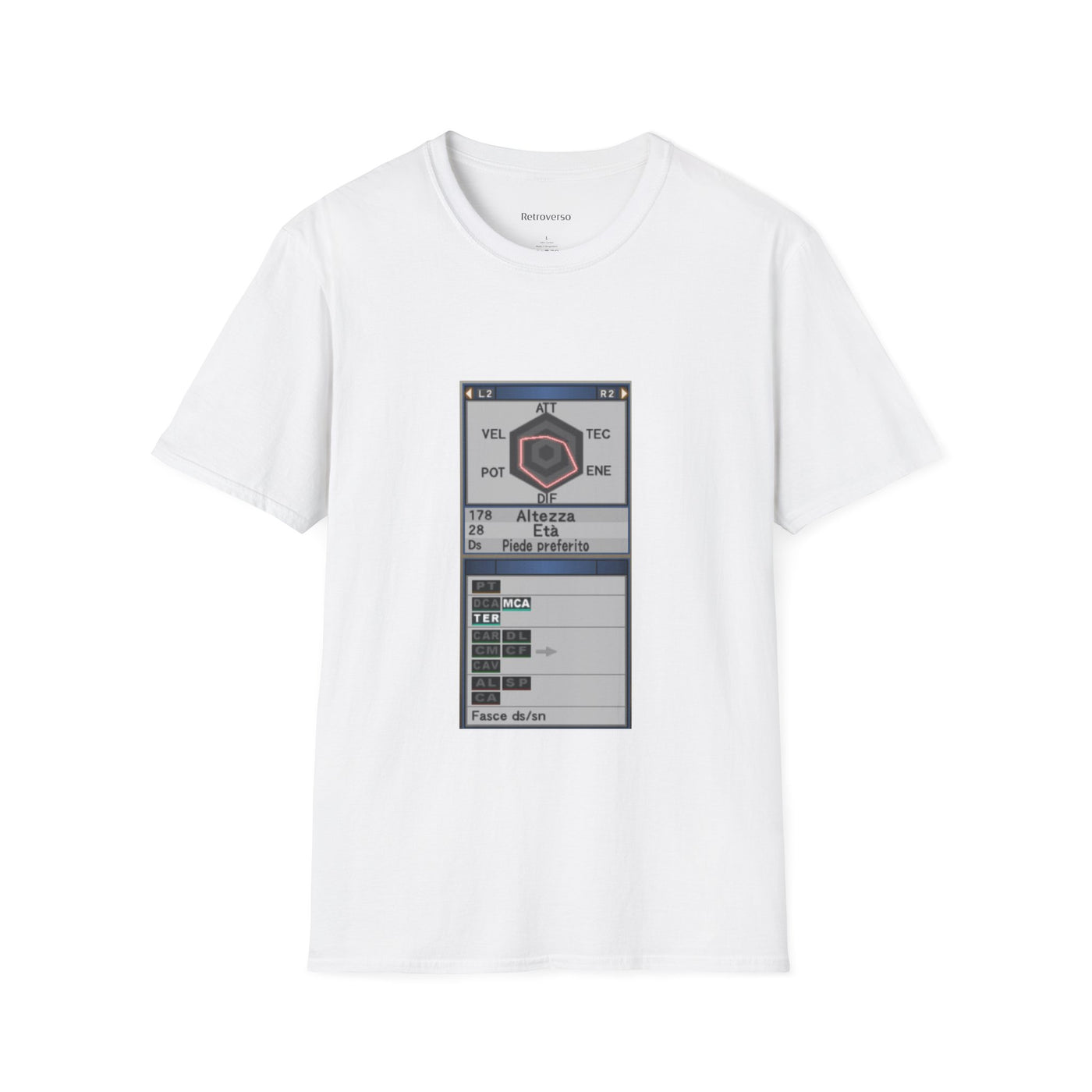 T-shirt PES 6 Statistics
