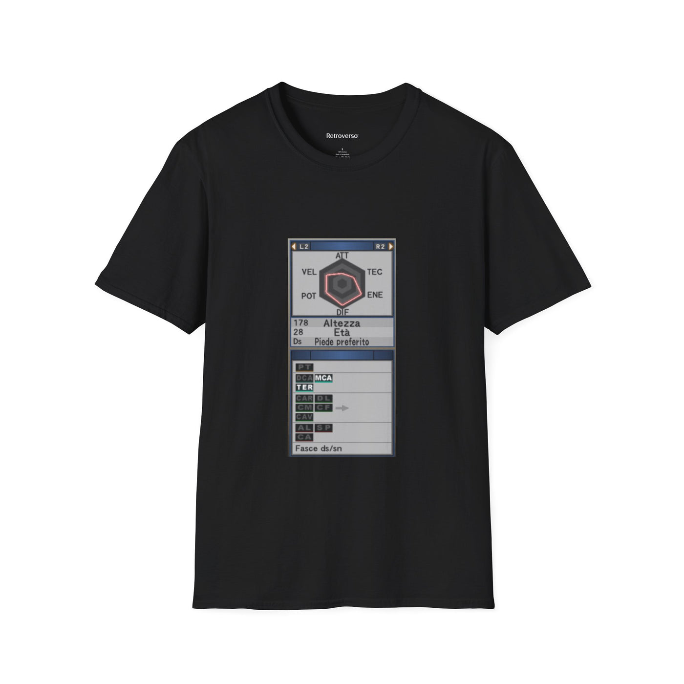 T-shirt PES 6 Statistics